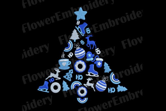Review: Christmas Tree Machine Embroidery Design for Craft Fairs