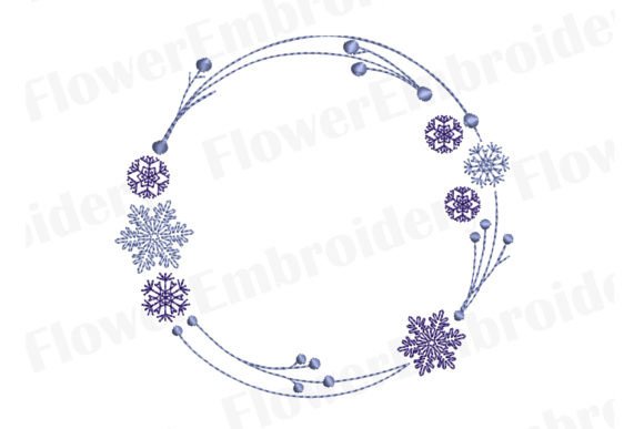 Review: Christmas Wreath Machine Embroidery for Gifts