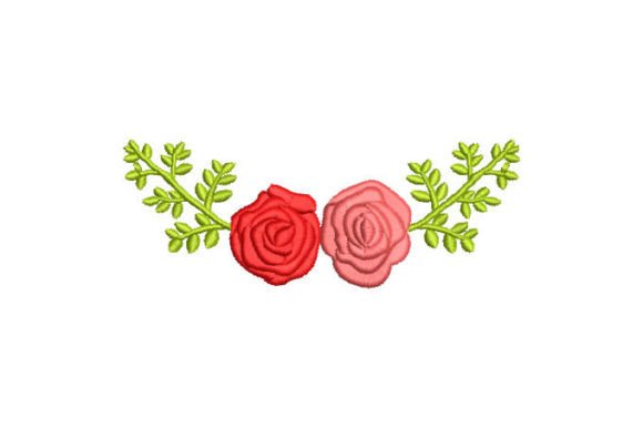 Review: Colorful Roses with Green Leaves Embroidery