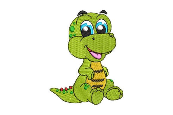 Reviewing Baby Dinosaur Embroidery Designs for Merch