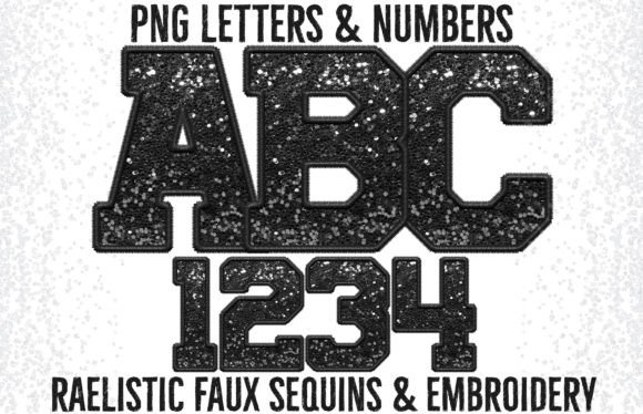 Reviewing Black Faux Sequins Embroidery Letters