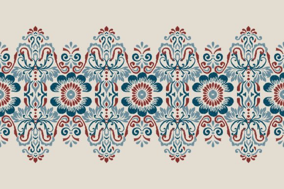 Reviewing Damask Ikat Floral Embroidery for Apparel