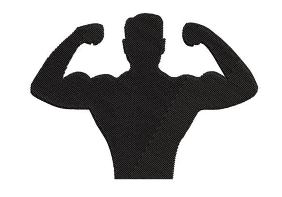 Reviewing Man GYM Embroidery Digitizing for Boutique Sweatshirts