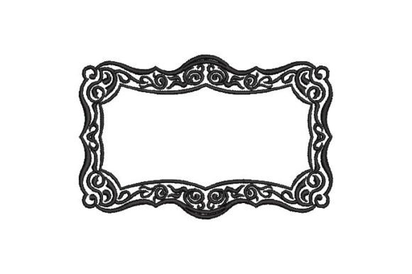 Reviewing Mirror with Ornaments Embroidery Designs