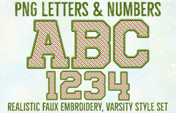 Reviewing the Christmas Faux Embroidery Alpha Set