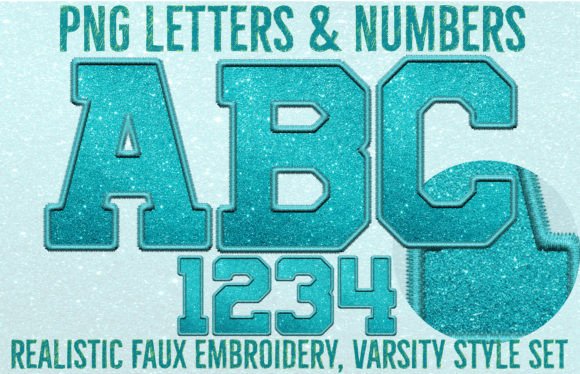 Turquoise Faux Glitter Embroidery Review